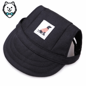 Casquette pour chien Spitz avec sangle de cou
