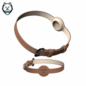 Collier pour chien AirTag personnalisé, Compatible Apple, idéal petit chien