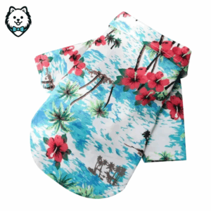 chemise d'été pour chien spitz style hawaïen (copie)