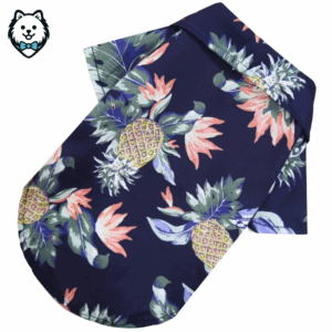 Chemise d'été pour chien Spitz style hawaïen