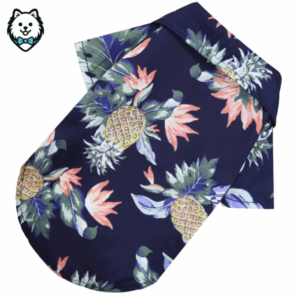 Chemise d'été pour chien Spitz style hawaïen