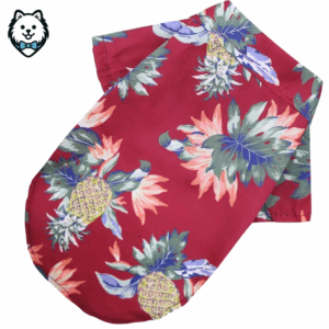 Chemise d'été pour chien Spitz style hawaïen