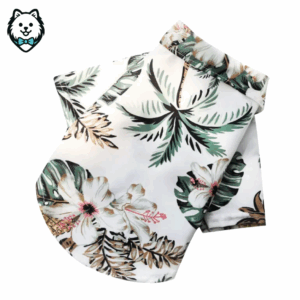 Chemise d'été pour chien Spitz style hawaïen