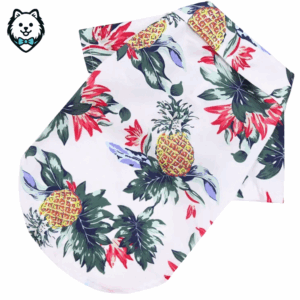 Chemise d'été pour chien Spitz style hawaïen