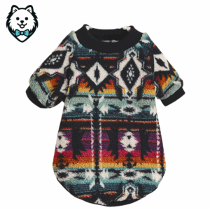 Pull en laine pour chien spitz