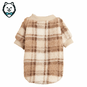 Pull en laine pour chien spitz