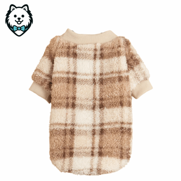 Pull en laine pour chien spitz