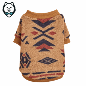 Pull en laine pour chien spitz