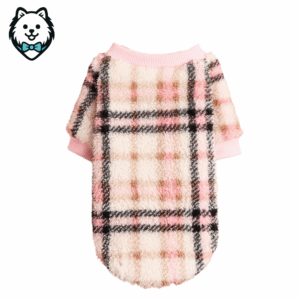 Pull en laine pour chien spitz