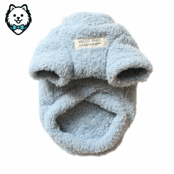 Pull d'hiver chaud en peluche pour chien spitz