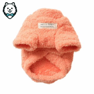 Pull d'hiver chaud en peluche pour chien spitz