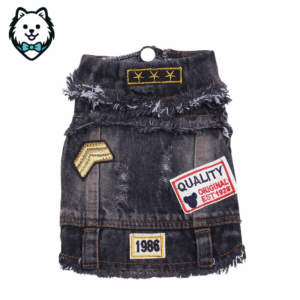 Veste & blouson en jean pour chien Spitz