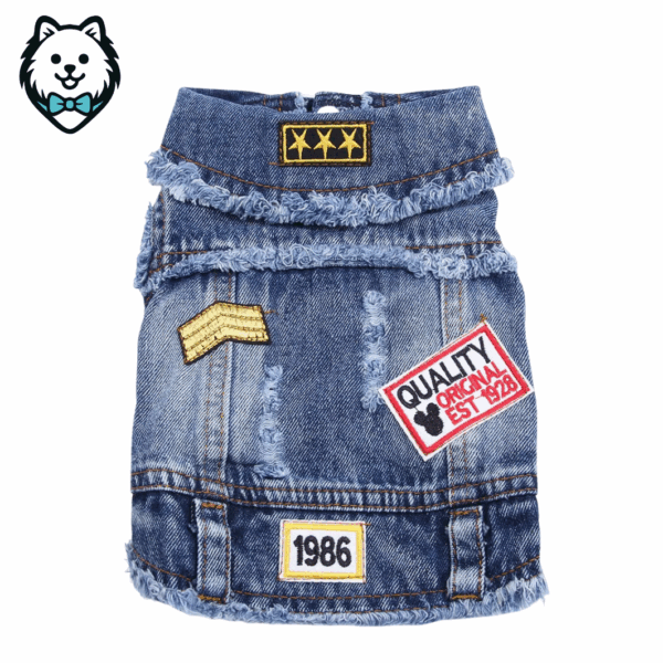 Veste & blouson en jean pour chien Spitz