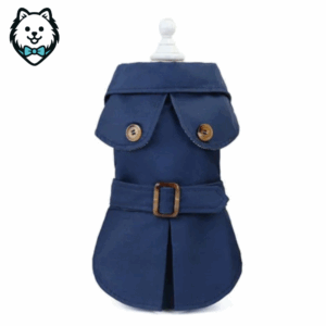 Manteau Trench pour chien Spitz de Style britannique