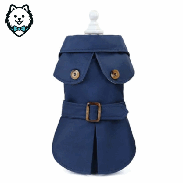 Manteau Trench pour chien Spitz de Style britannique