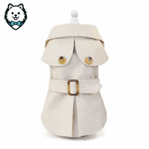 Manteau Trench pour chien Spitz de Style britannique